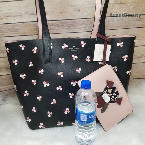 Kate Spade Large Pup Puppy Dog Reversible Tote New - Picture 8 of 15